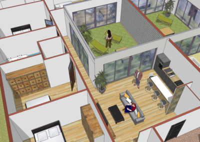 Grenoble : 6 logements en réhabilitation dont 2 Lofts et 12 places de parking en sous-sol